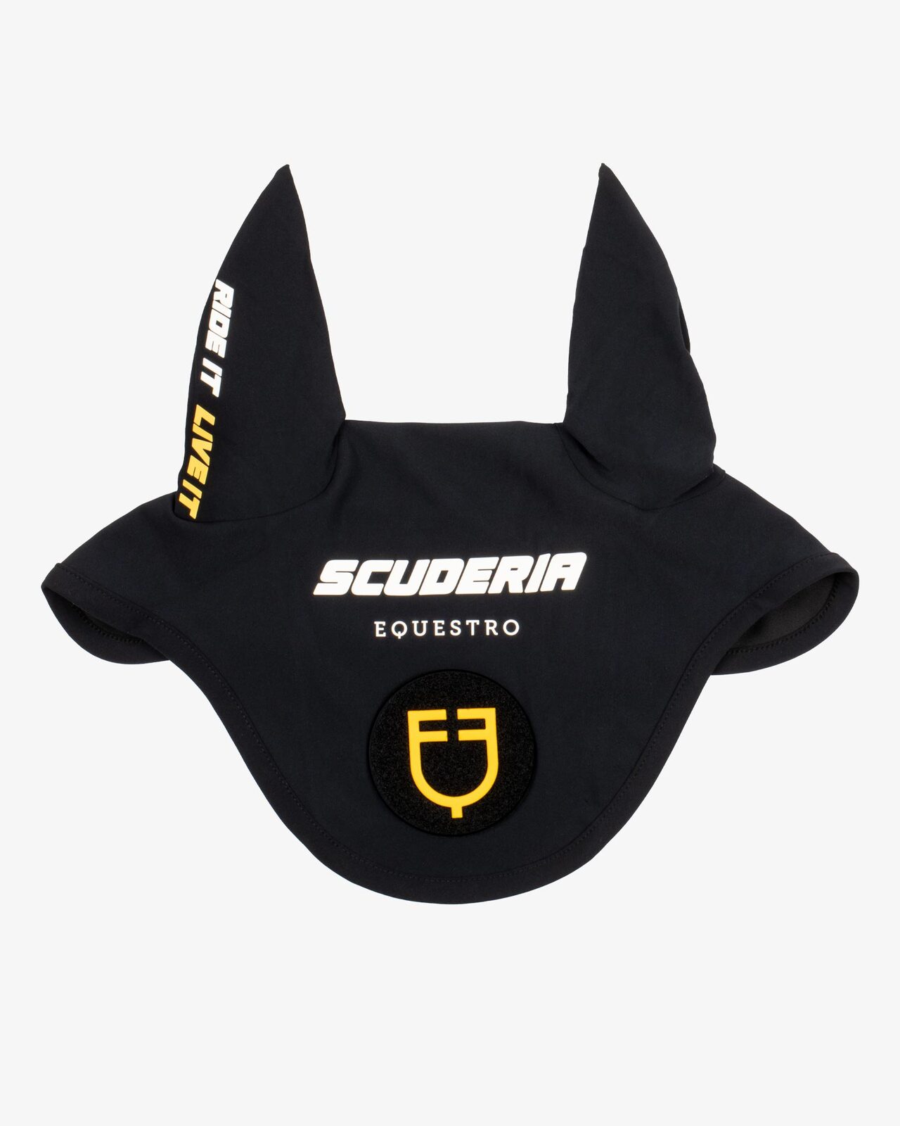 Scuderia Equestro fly veil technical fabric and patch