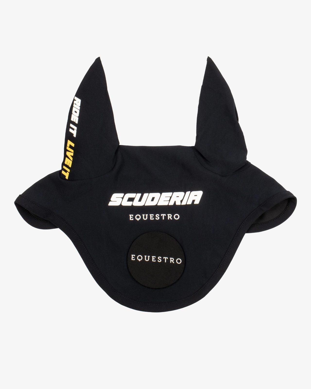 Scuderia Equestro fly veil technical fabric and patch
