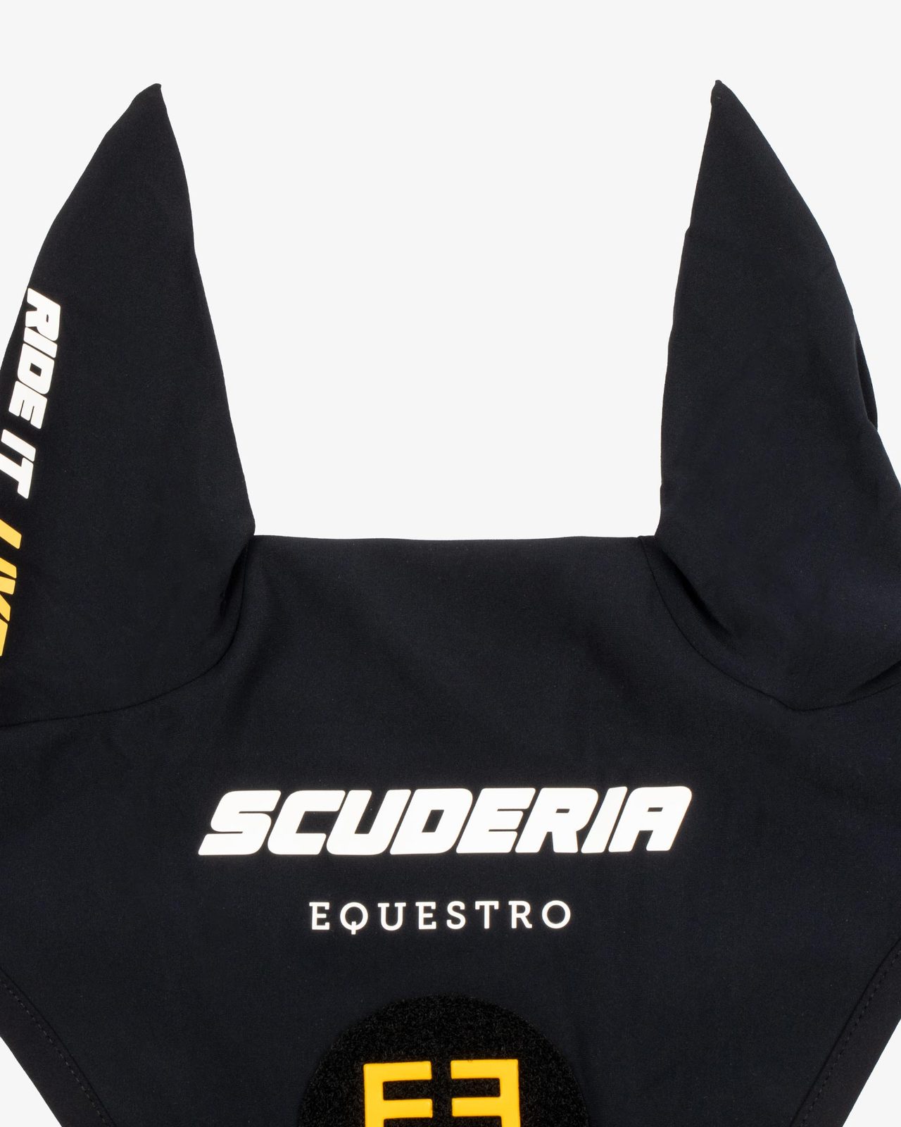Scuderia Equestro fly veil technical fabric and patch
