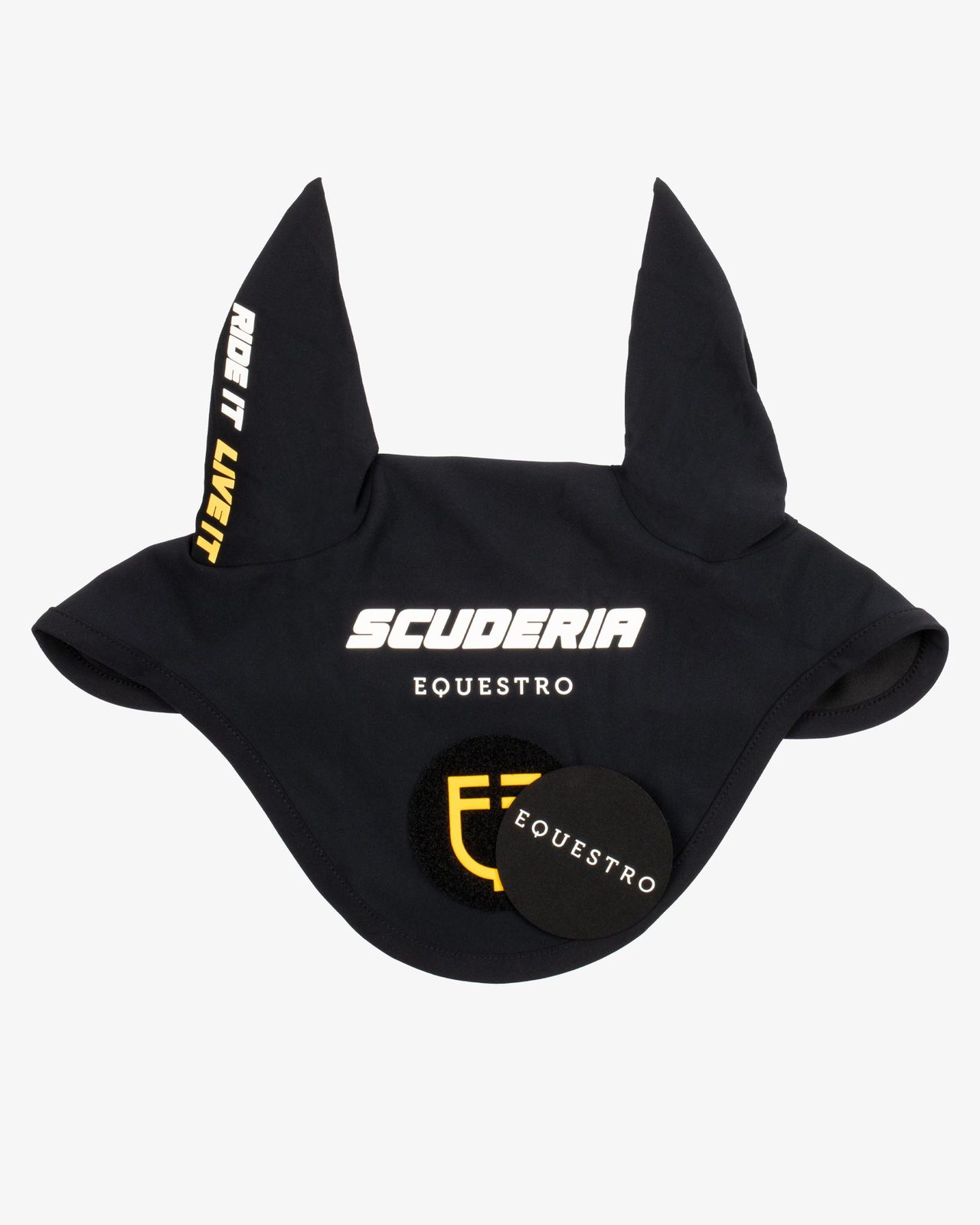 Scuderia Equestro fly veil technical fabric and patch
