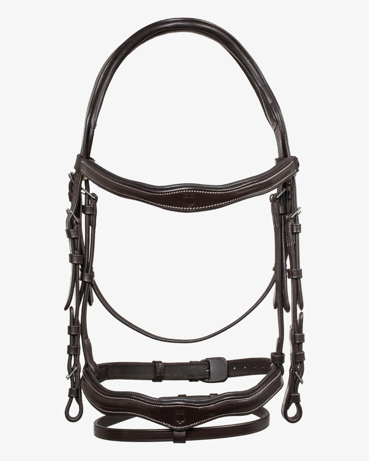 Anatomical bridle with logo