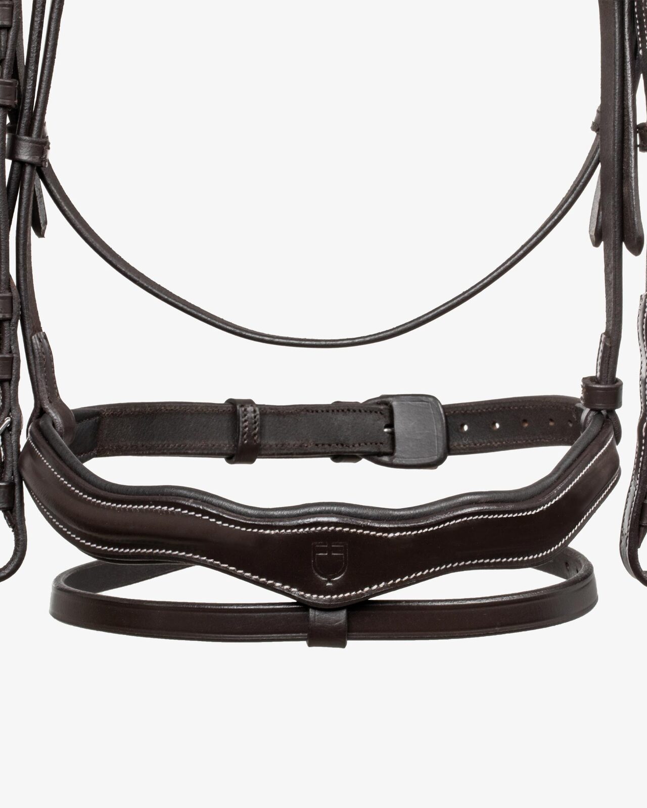 Anatomical bridle with logo