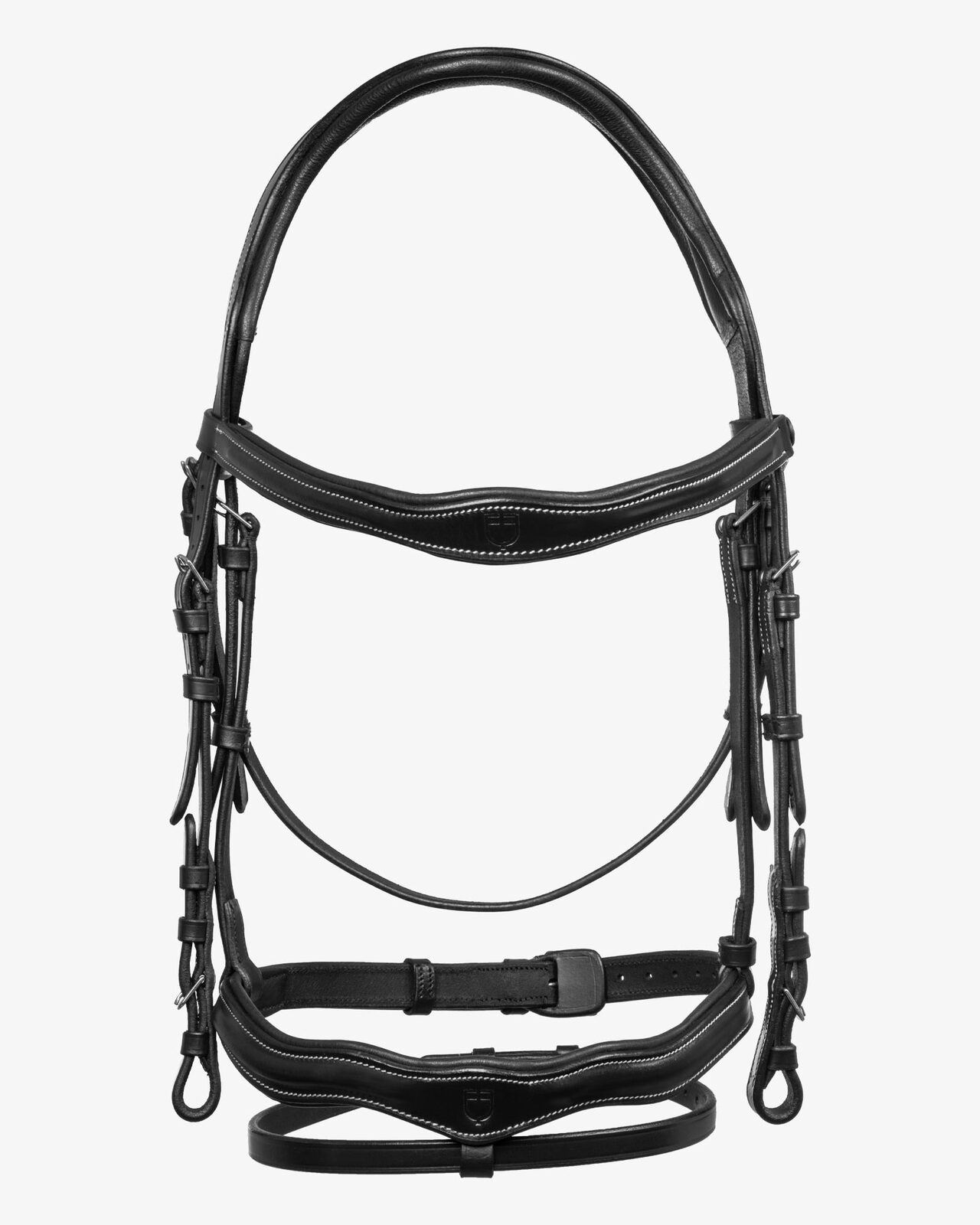 Anatomical bridle with logo