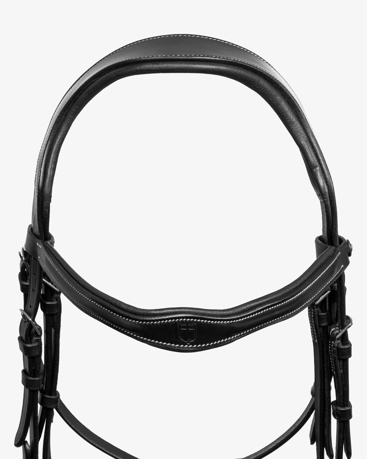 Anatomical bridle with logo