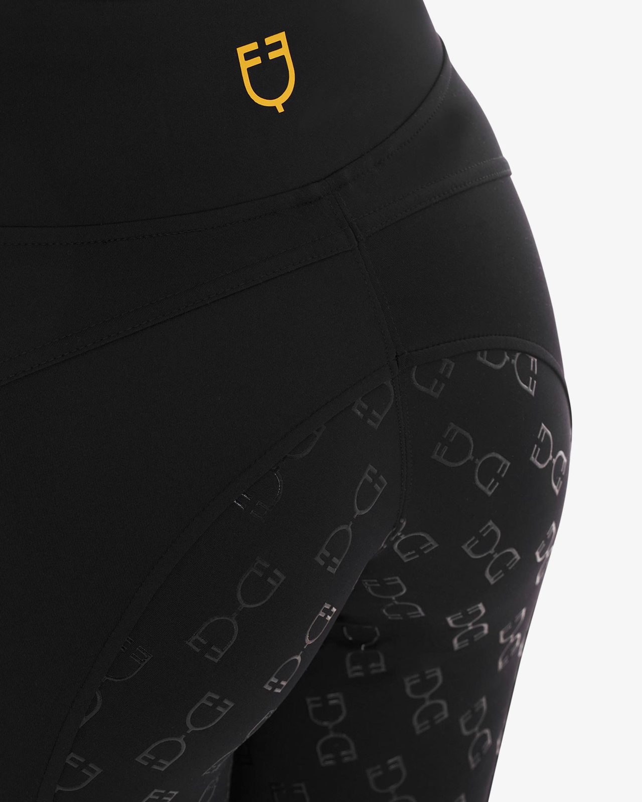 Leggings donna slim fit inserti micro mesh