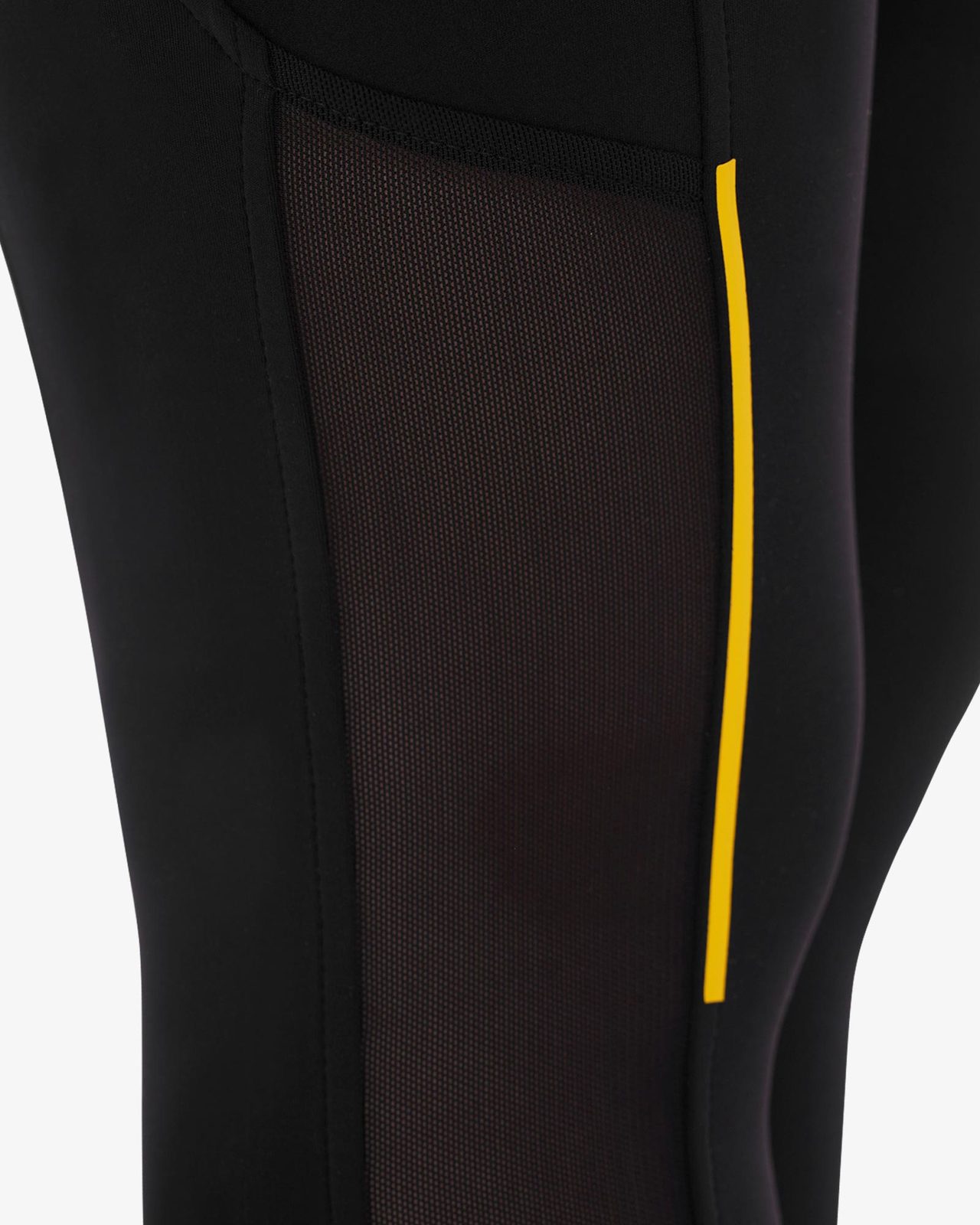 Leggings donna slim fit inserti micro mesh