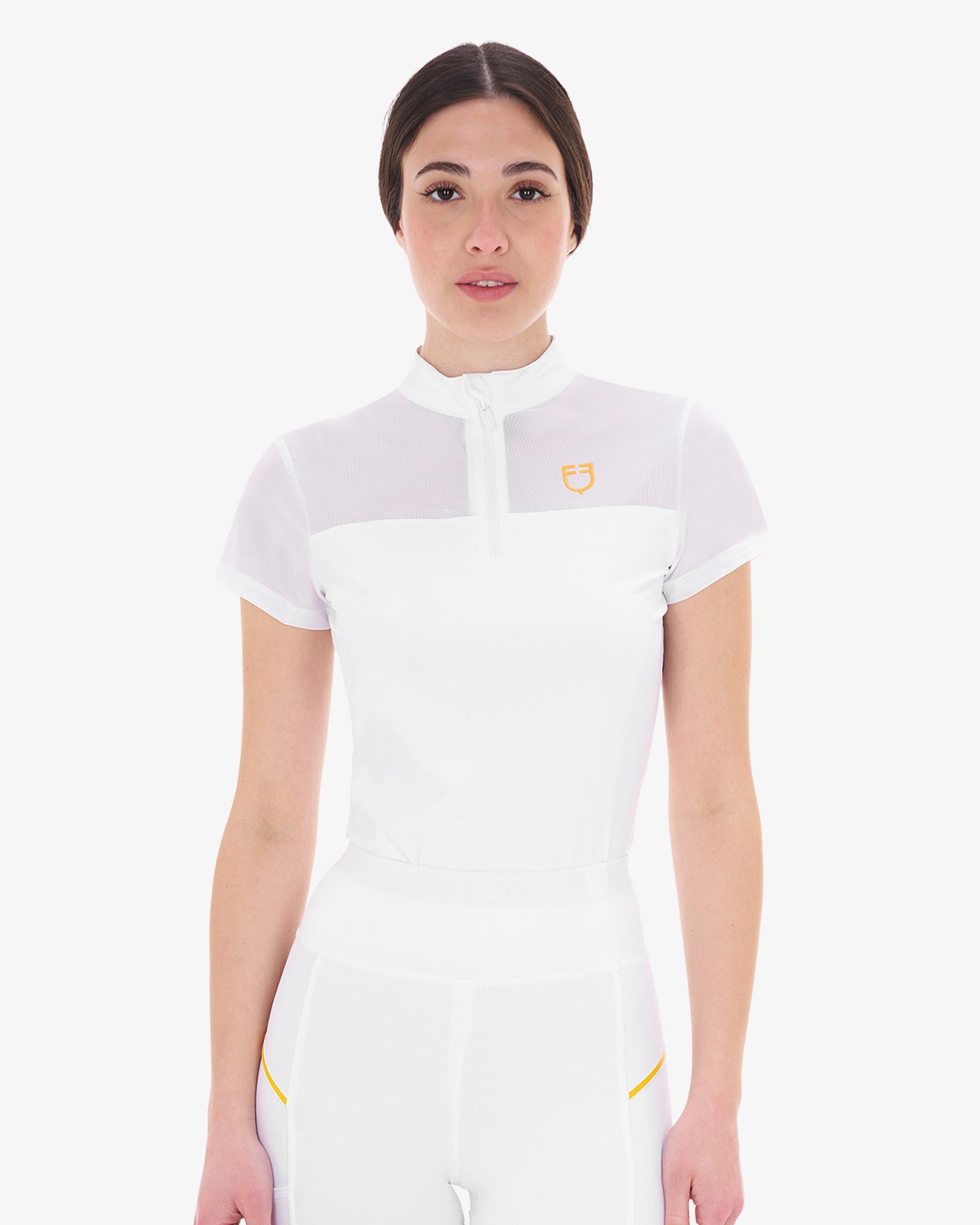 Polo donna da allenamento in mesh