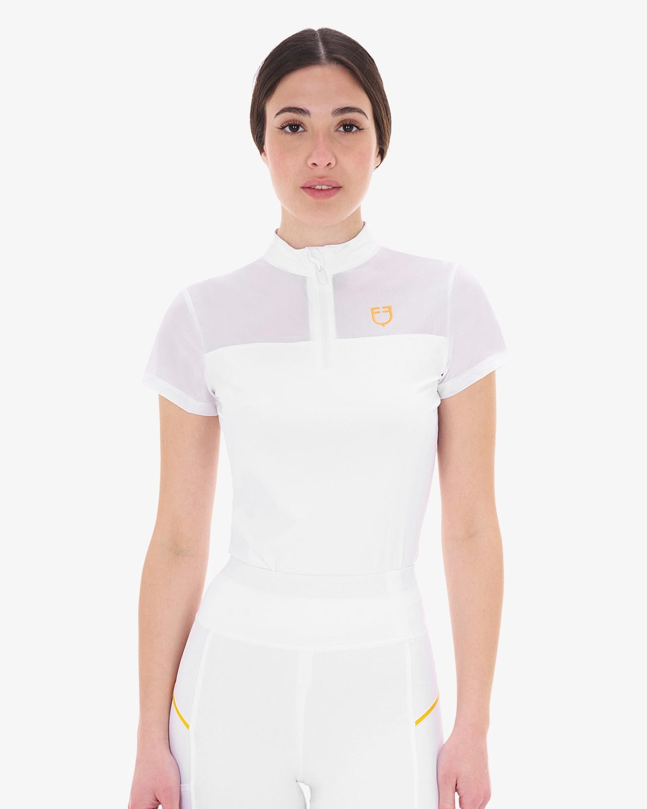 Polo donna da allenamento in mesh