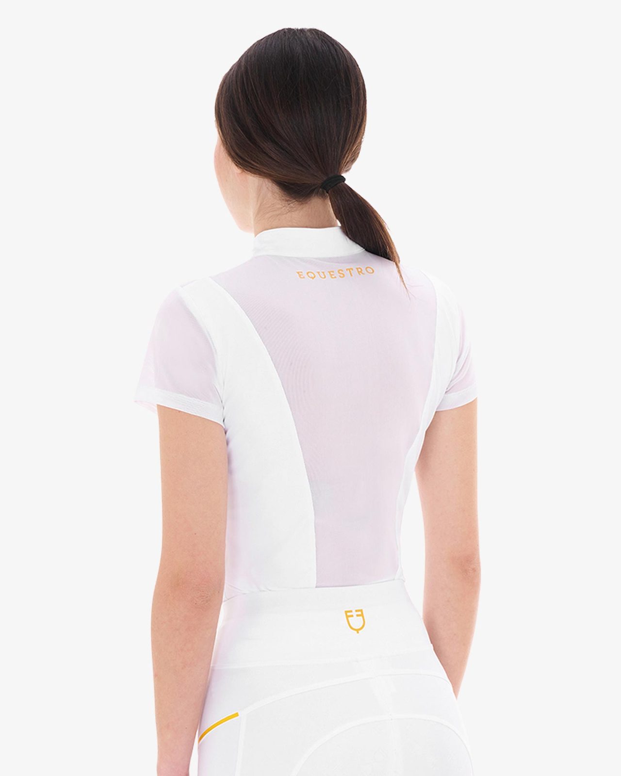 Polo donna da allenamento in mesh