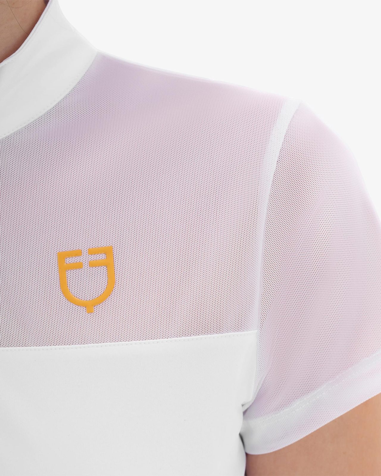 Polo donna da allenamento in mesh