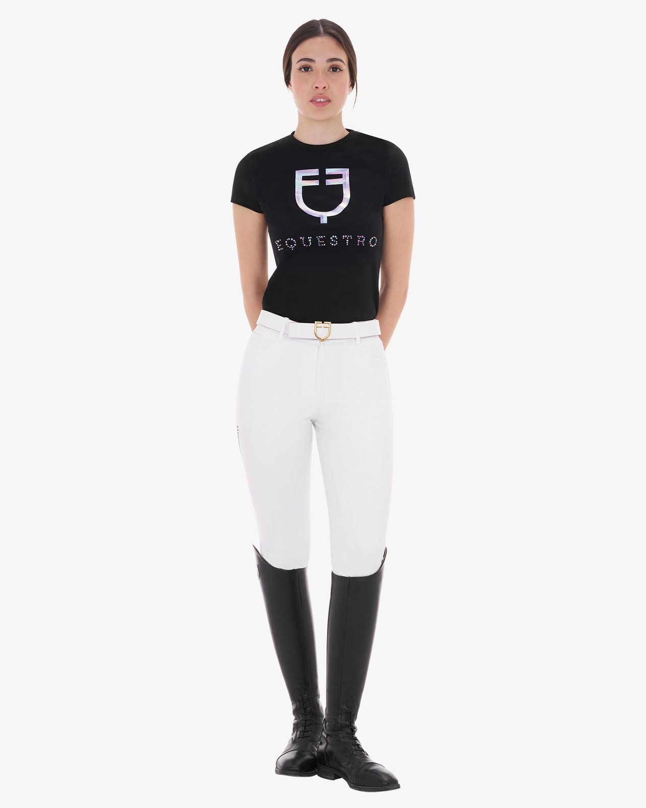 Pantaloni donna full grip in tessuto tecnico