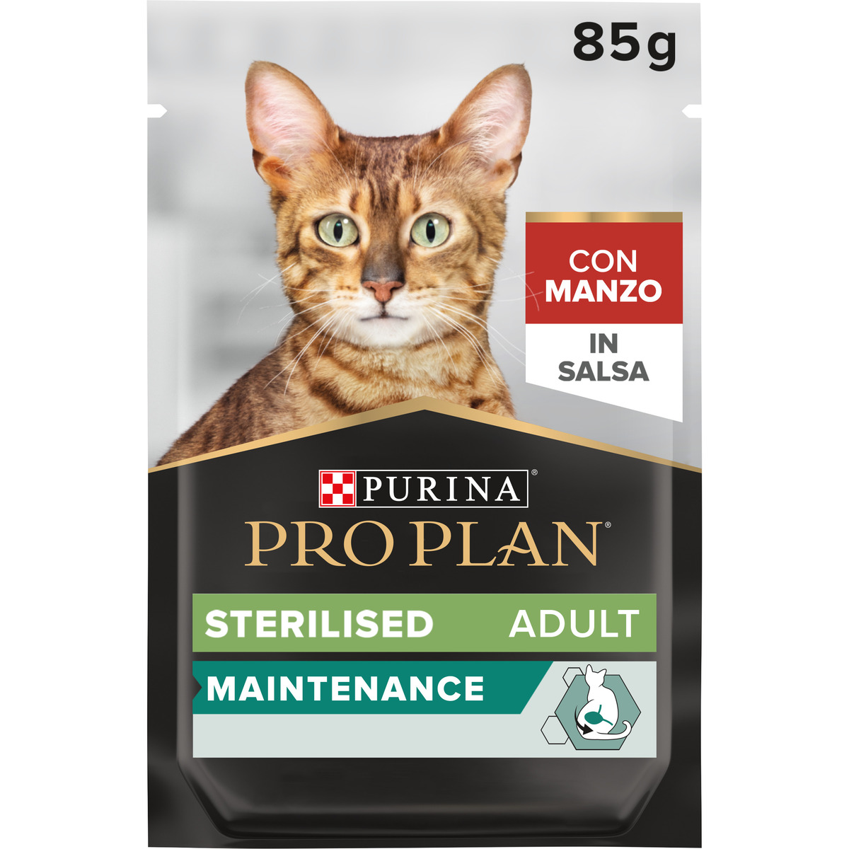PURINA® PRO PLAN® Adult STERILISED MAINTENANCE con manzo in salsa