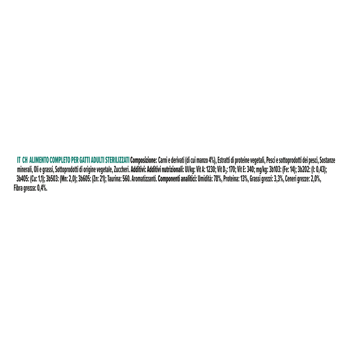 PURINA® PRO PLAN® Adult STERILISED MAINTENANCE con manzo in salsa