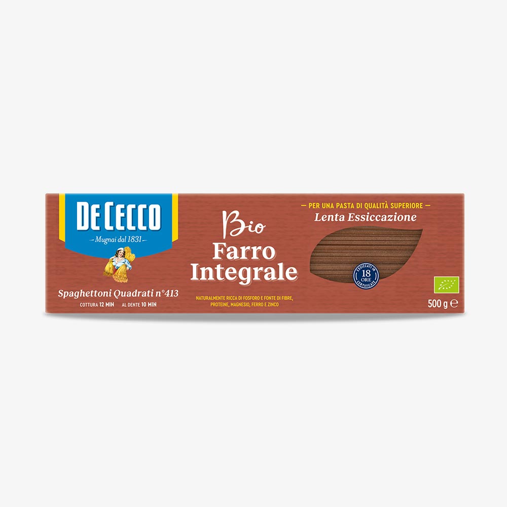 Spaghettoni Quadrati n° 413 Farro Integrale Bio