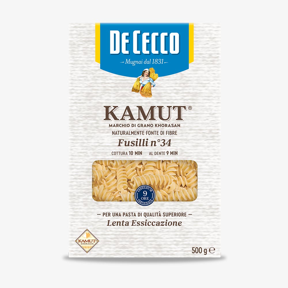 Fusilli n° 34 KAMUT® marchio di grano khorasan