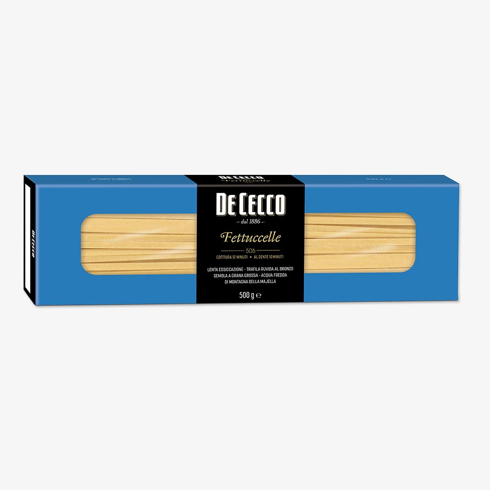 Fettuccelle n° 506 - Pasta di semola di grano duro - Club De Cecco