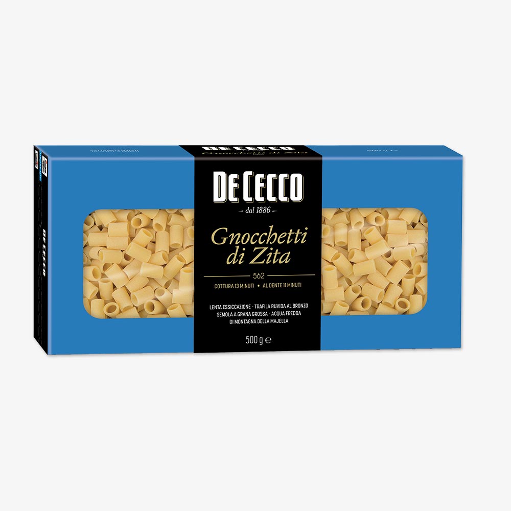 Gnocchetti di Zita n° 537 - Pasta di semola di grano duro - Club De Cecco