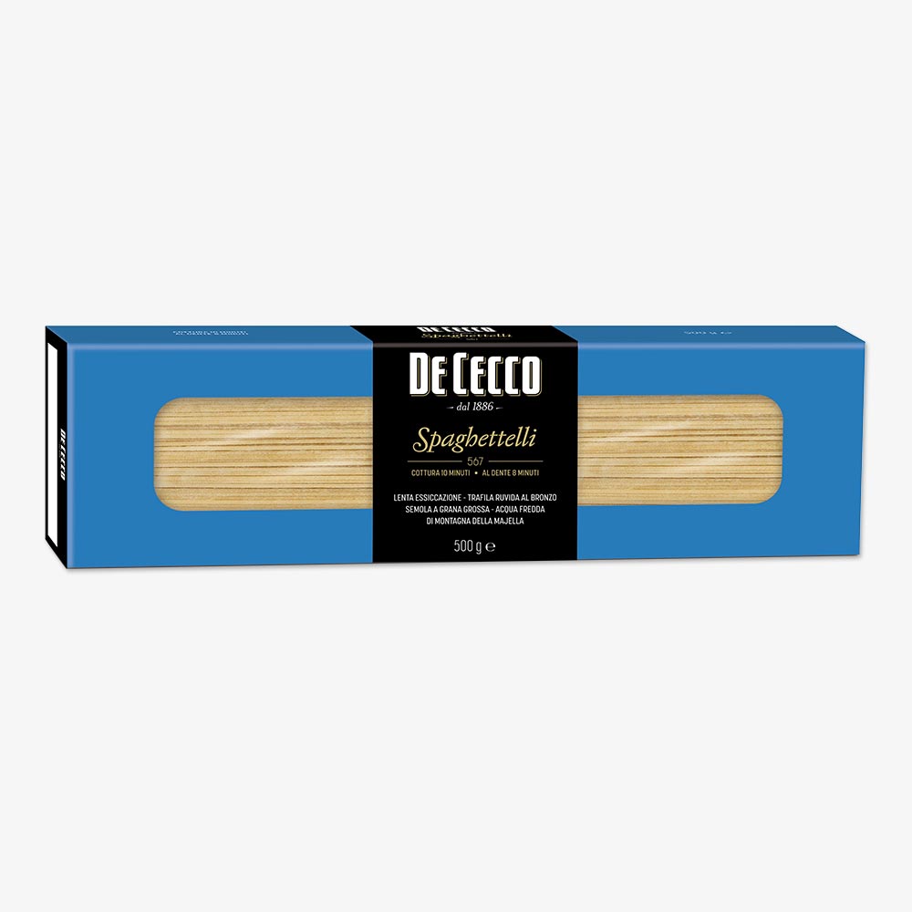 Spaghettelli n° 567 - Pasta di semola di grano duro - Club De Cecco