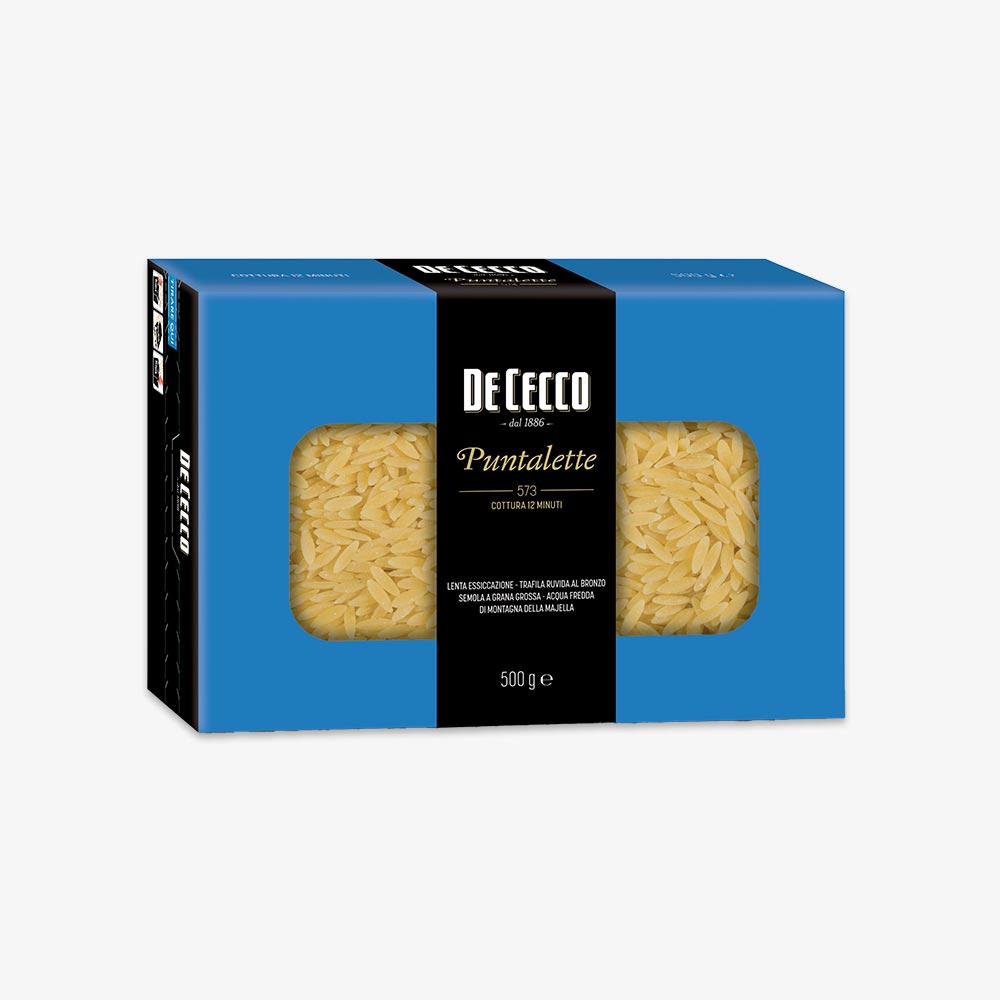Puntalette n° 573 - Pasta di semola di grano duro - Club De Cecco