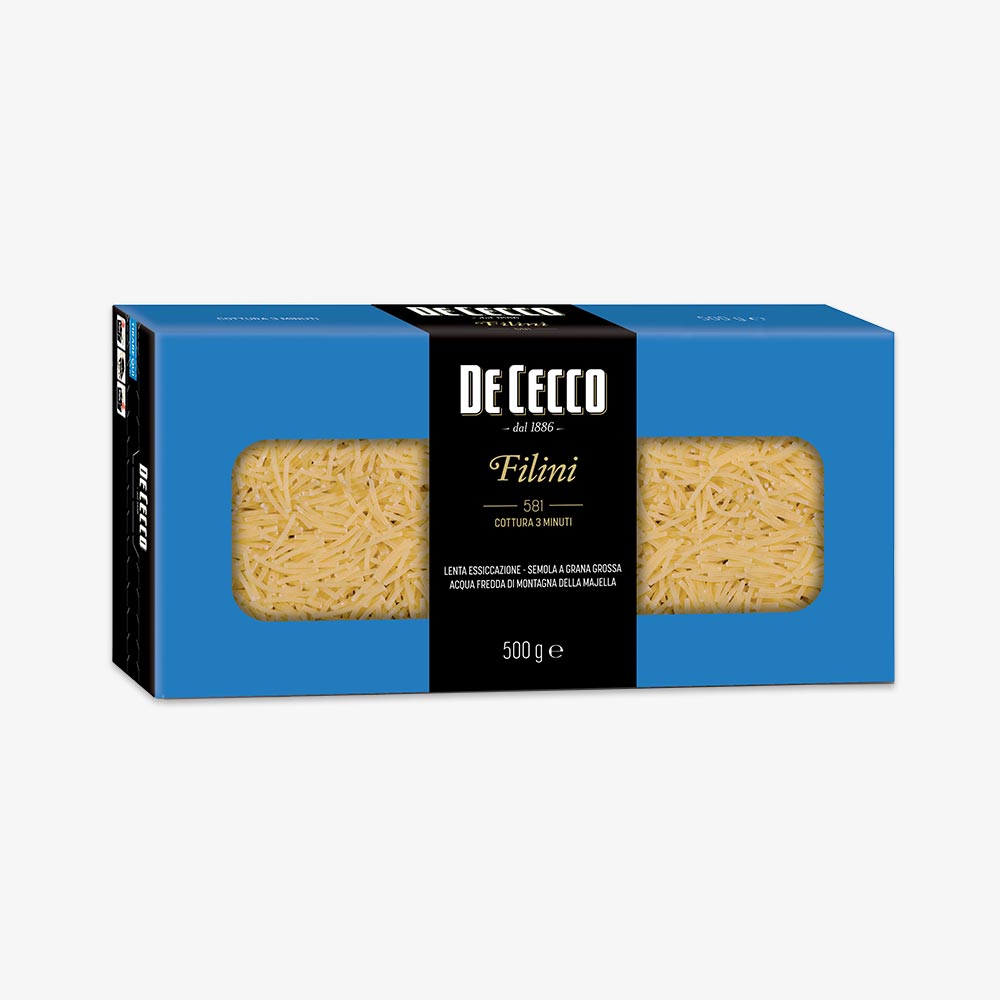 Filini n° 581 - Pasta di semola di grano duro - Club De Cecco thumbnail
