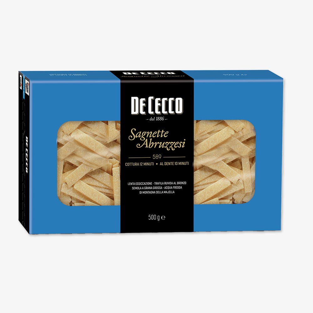 Sagnette Abruzzesi n° 589 - Pasta di semola di grano duro - Club De Cecco