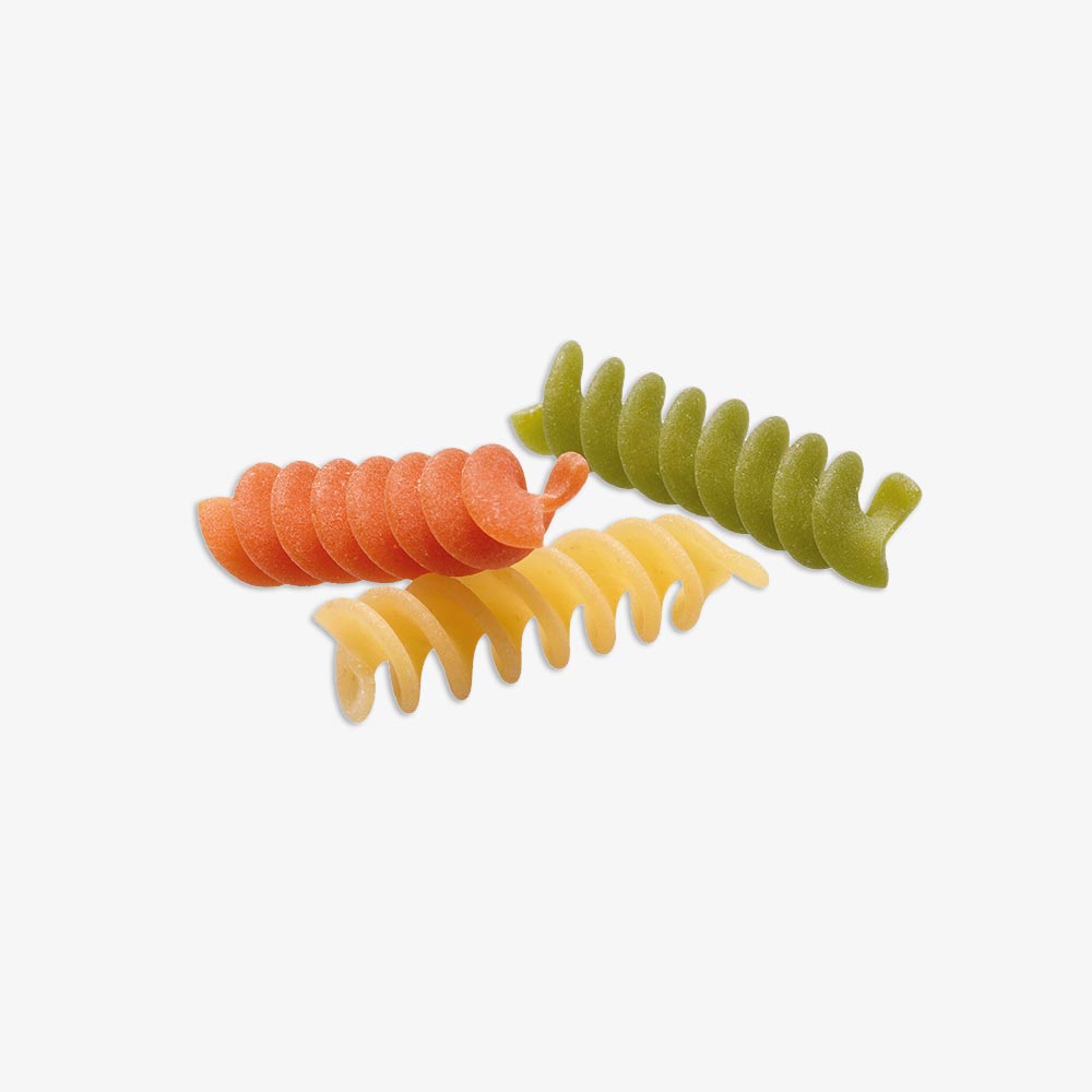Fusilli Tricolore  n° 534 - Pasta di semola di grano duro - Club De Cecco
