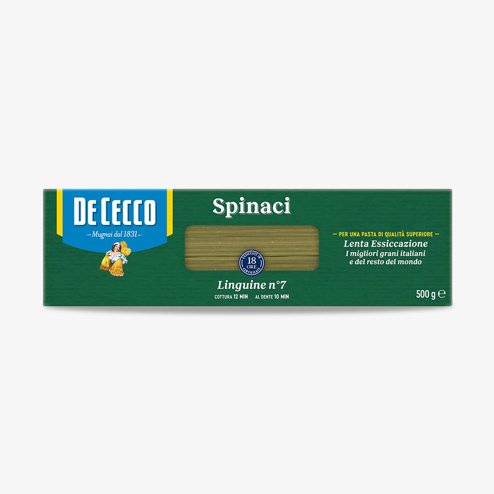 Linguine n° 7 con spinaci