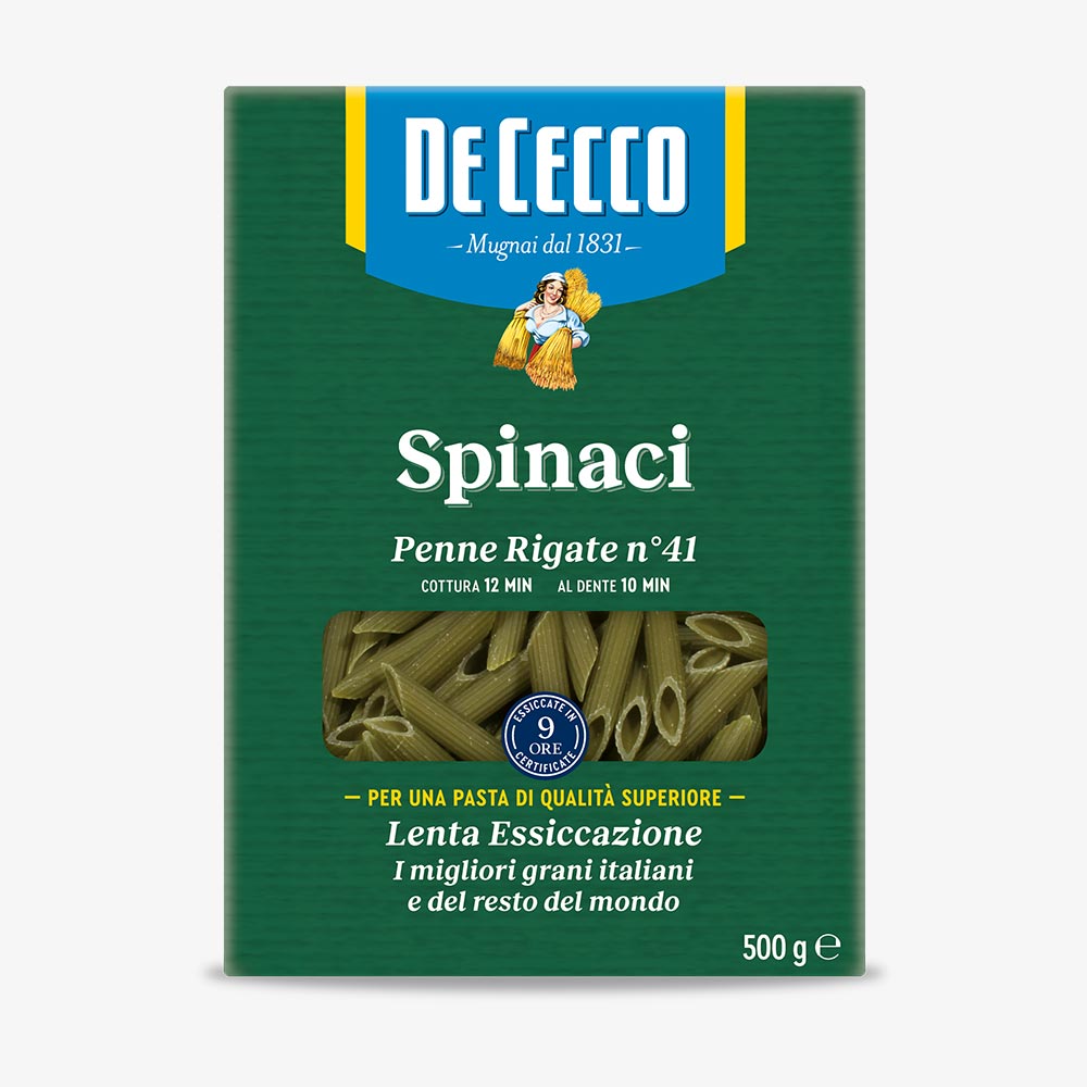 Penne Rigate n° 41 con spinaci
