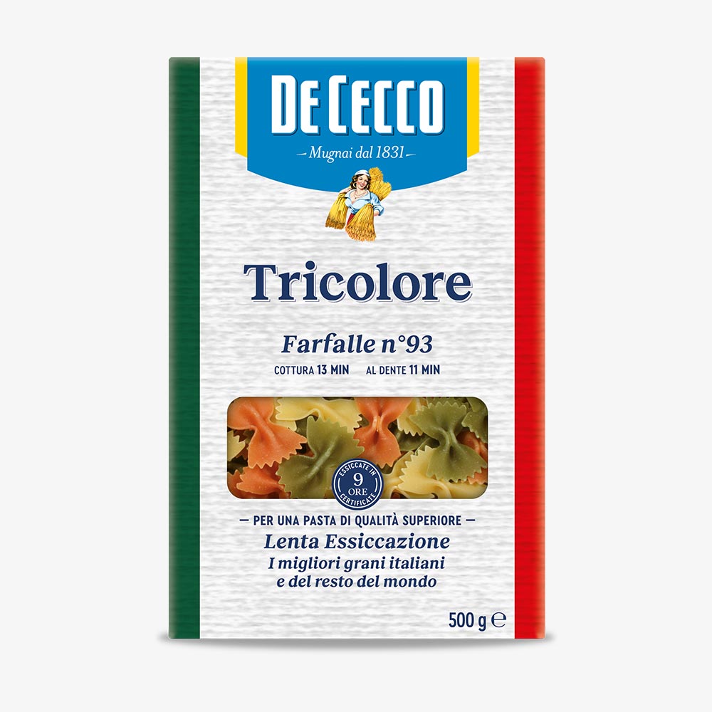 Farfalle n° 93 Tricolore