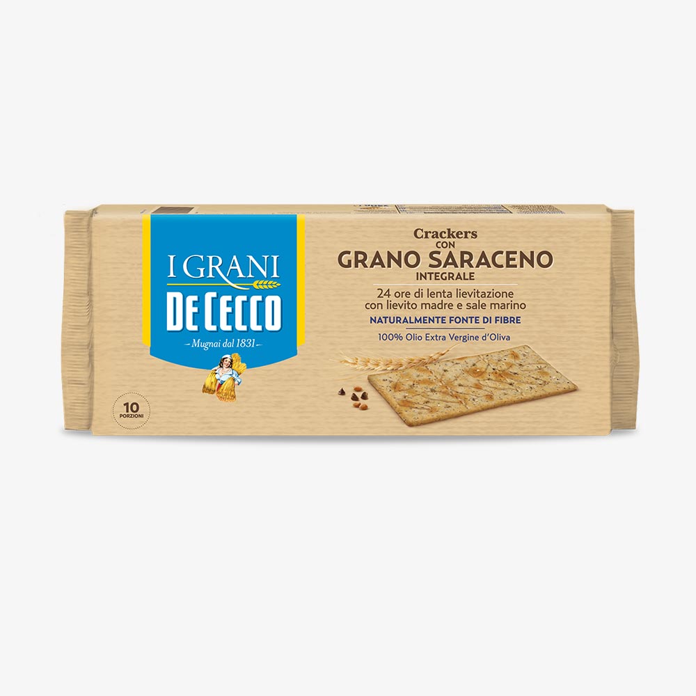 Crackers con Grano Saraceno Integrale