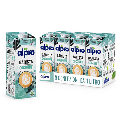ALPRO BARISTA PROFESSIONAL Bevanda al Cocco 8x1l