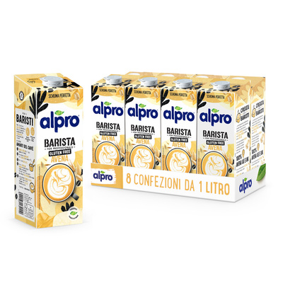 ALPRO BARISTA PROFESSIONAL Bevanda Vegetale all'Avena 8x1L