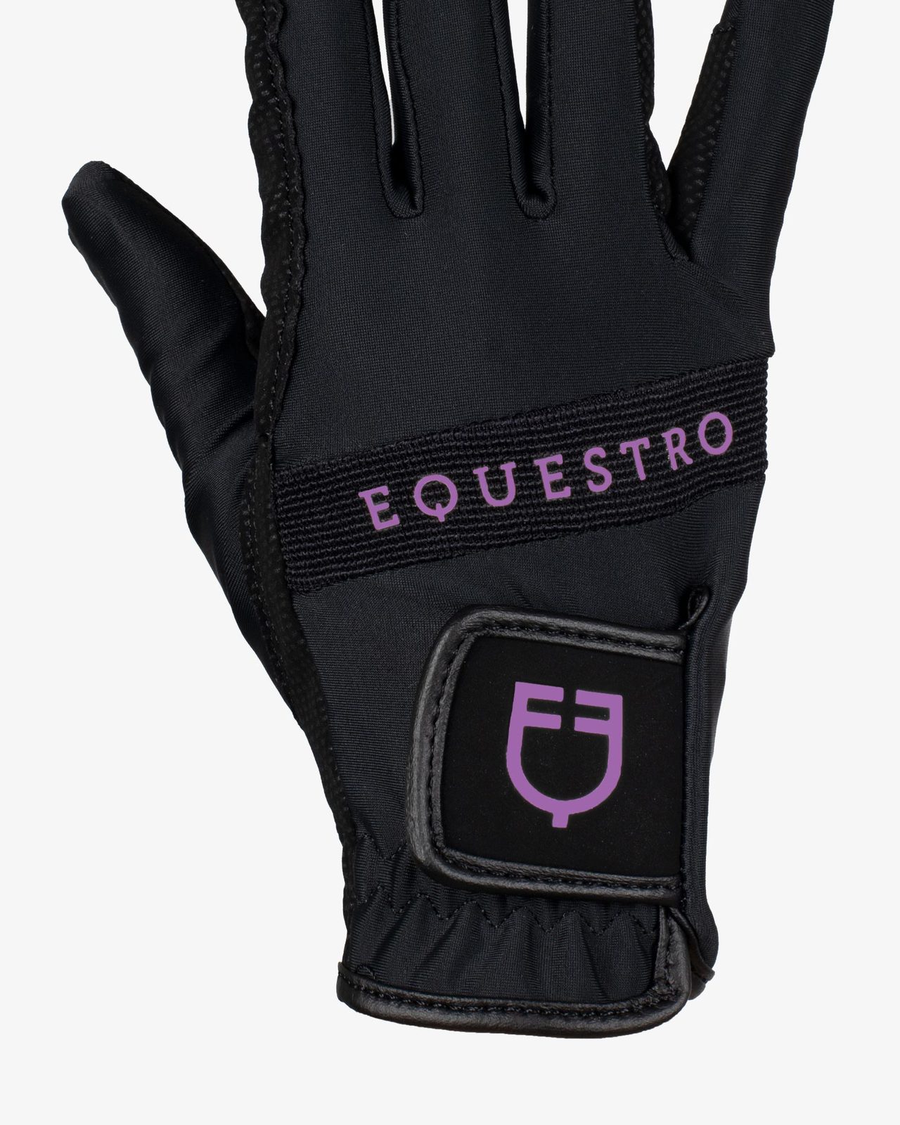 Gloves in technical fabric with multicolor logo