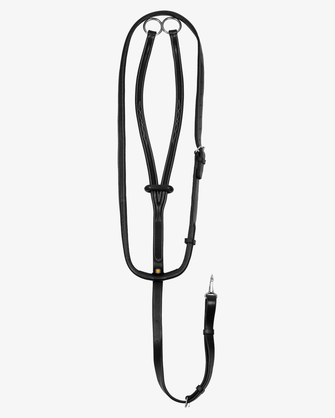 Collier martingale with contrast stitching