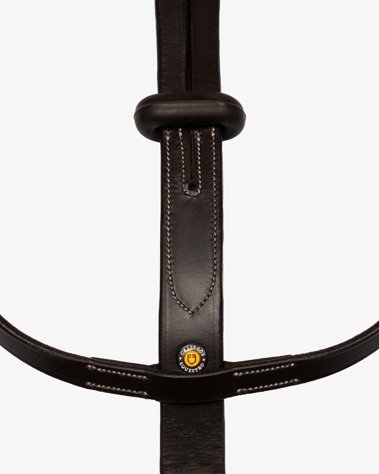 Collier martingale with silver stitching