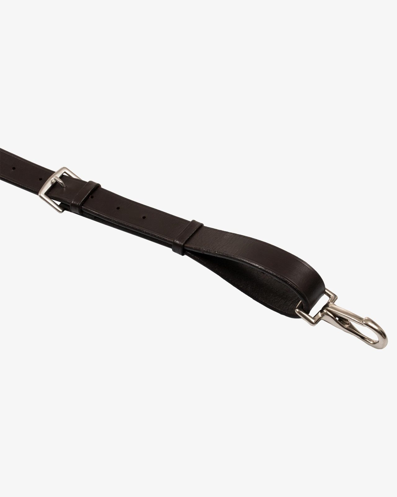 Collier martingale with silver stitching