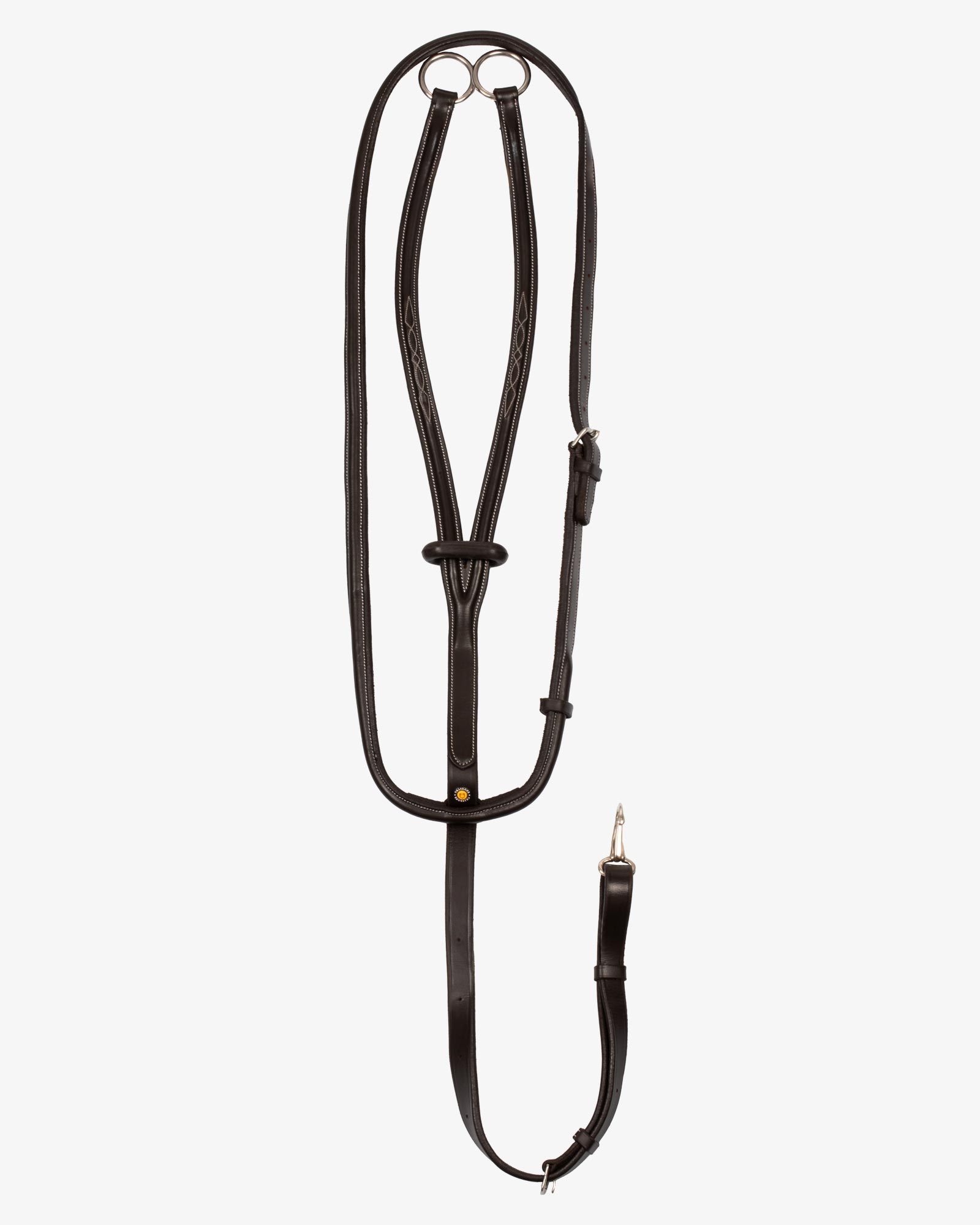 Collier martingale with contrast stitching