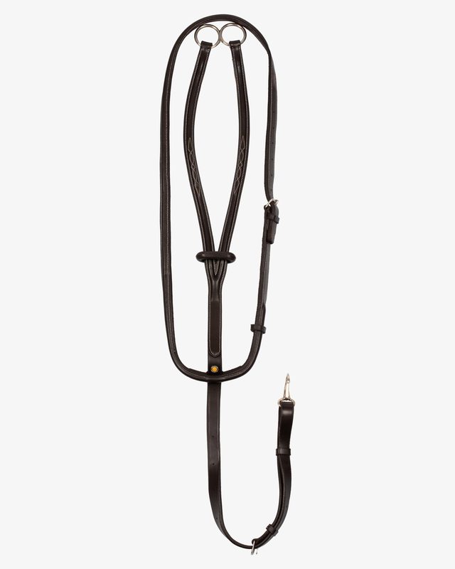 Collier martingale with contrast stitching