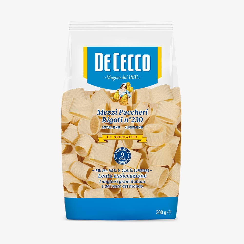 Mezzi Paccheri Rigati n° 230