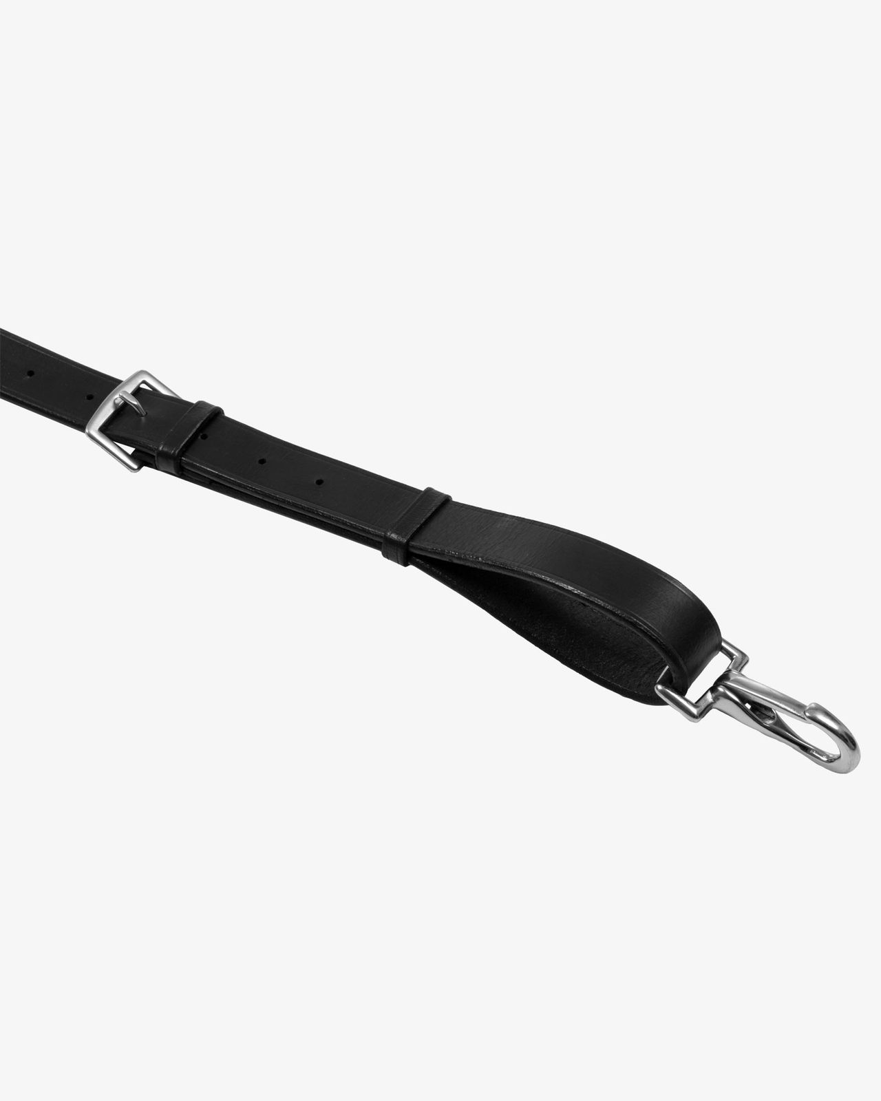 Collier martingale with silver stitching
