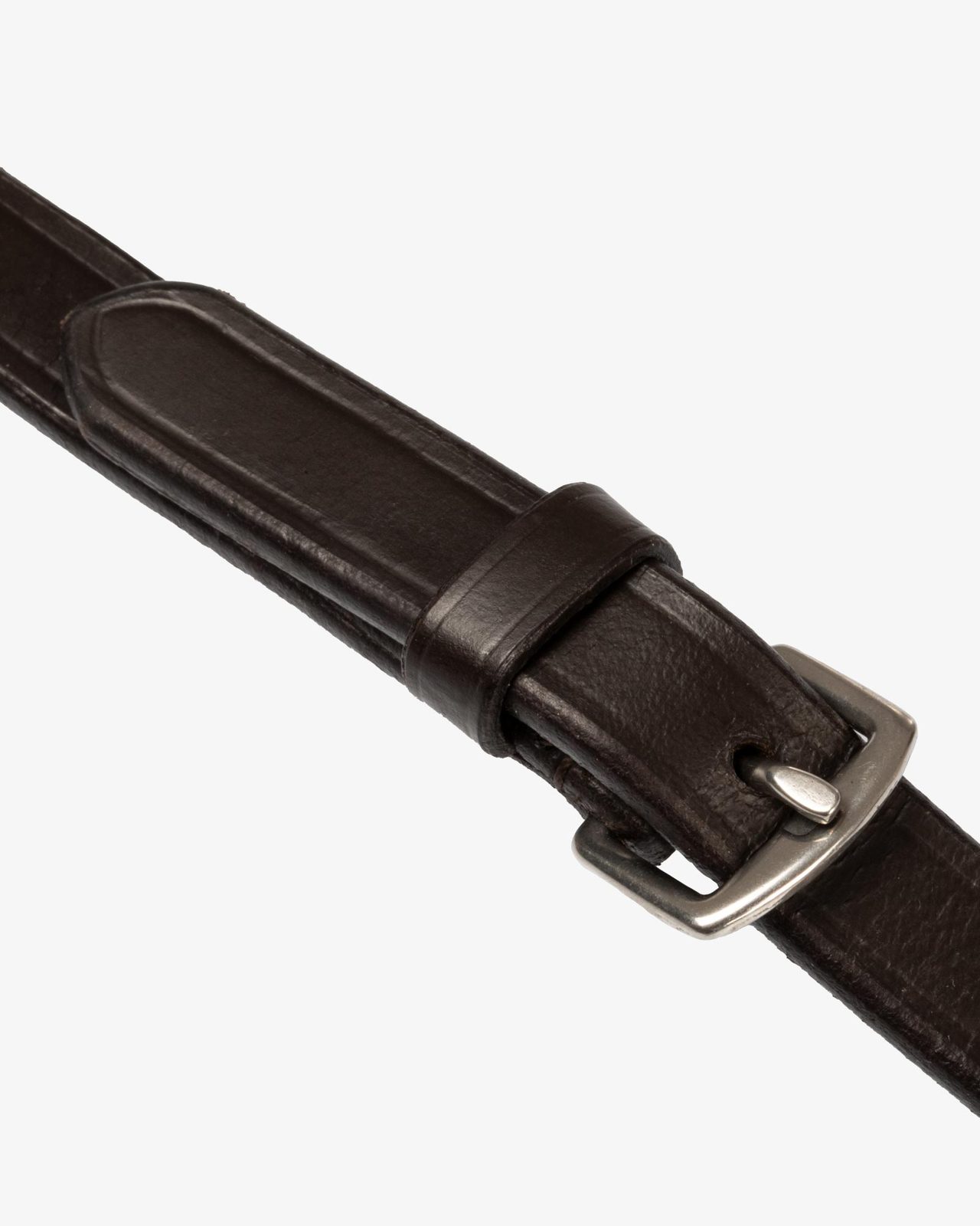 Leather and rubber reins