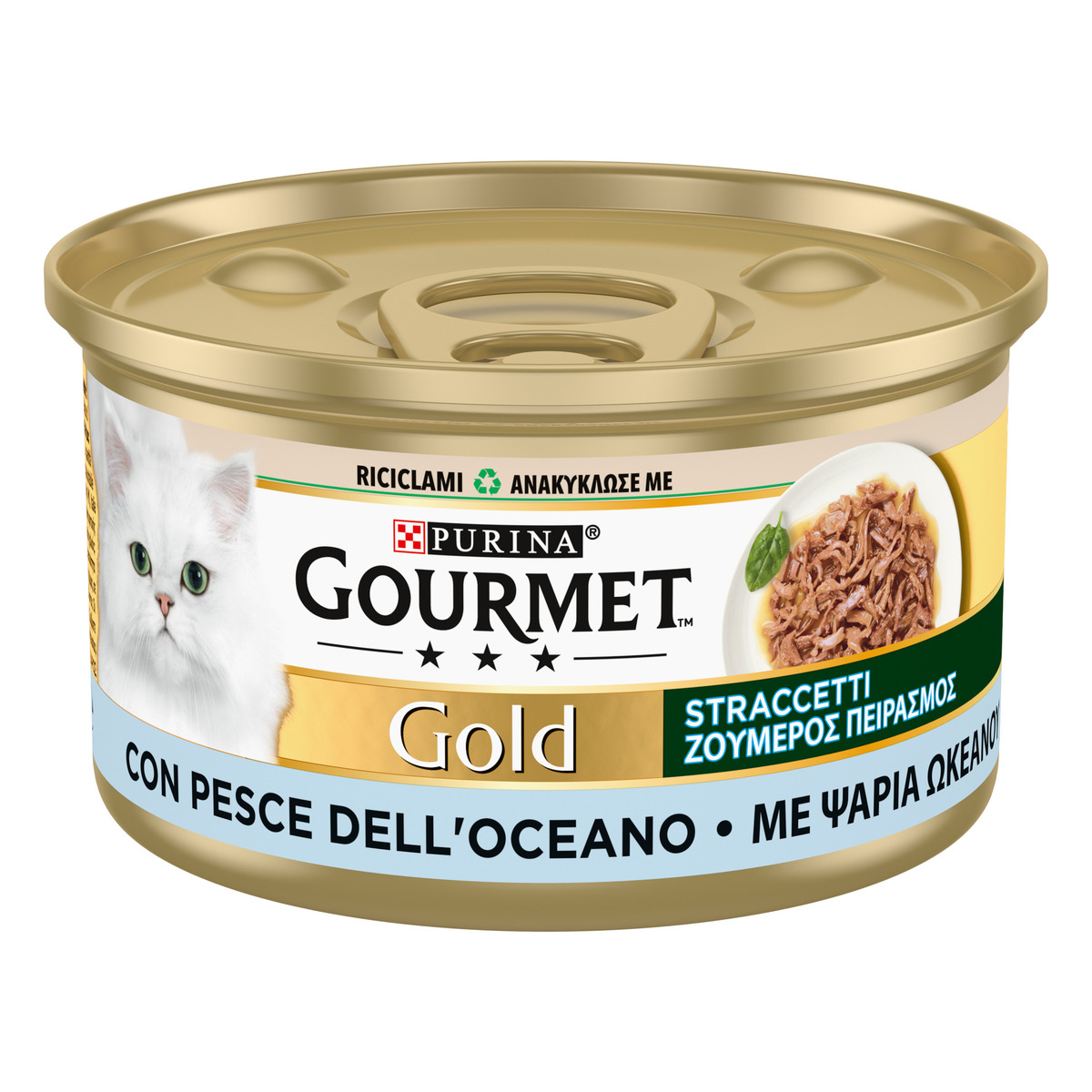 GOURMET™ GOLD STRACCETTI con Pesce dell'Oceano
