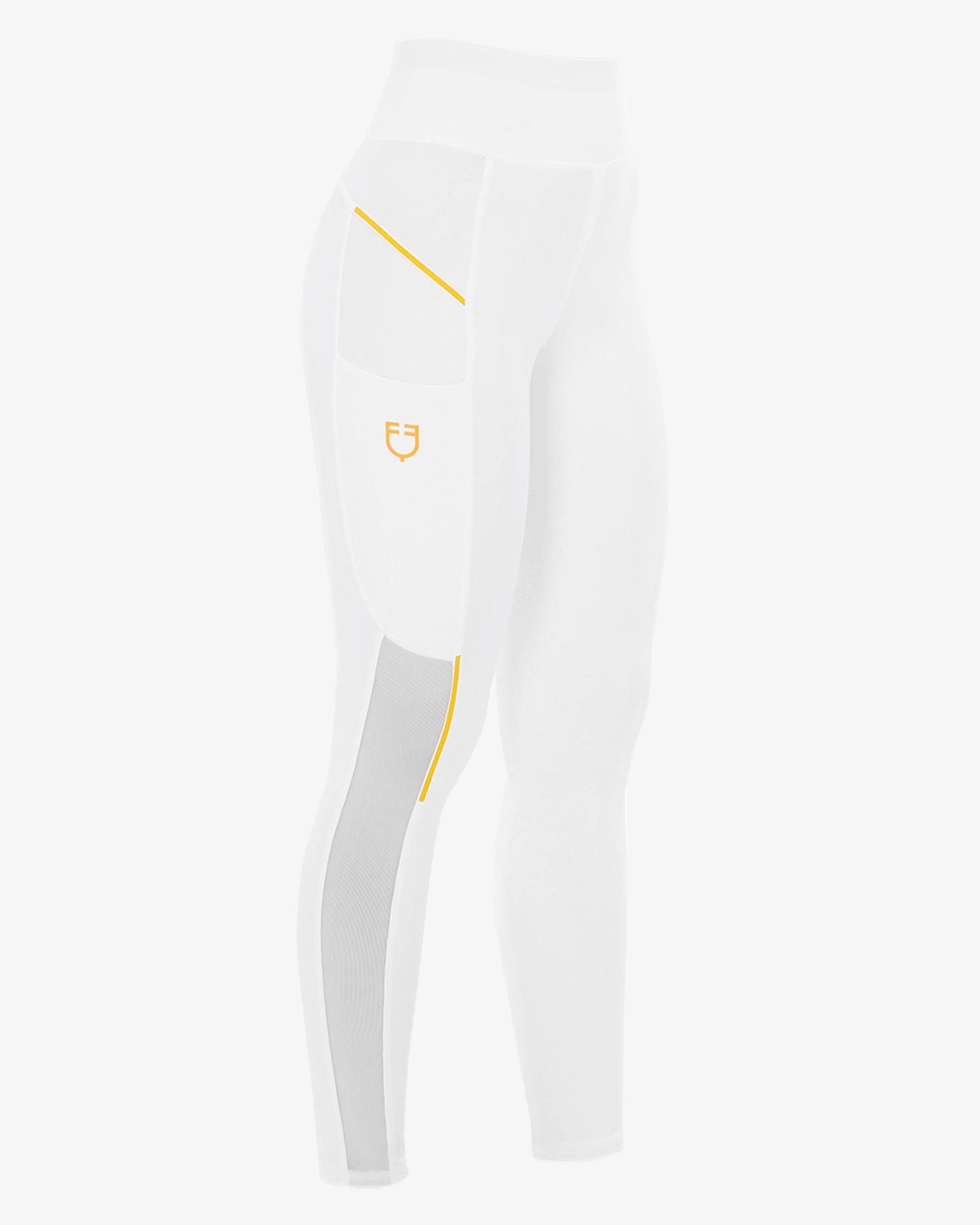 Leggings donna slim fit inserti micro mesh
