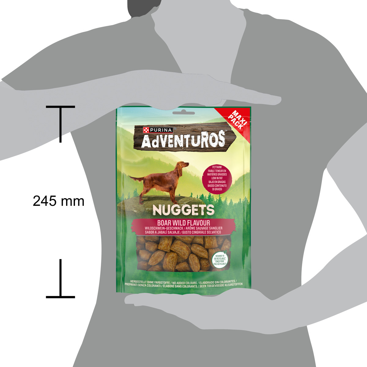 Adventuros Nuggets Cinghiale Selvatico 300g
