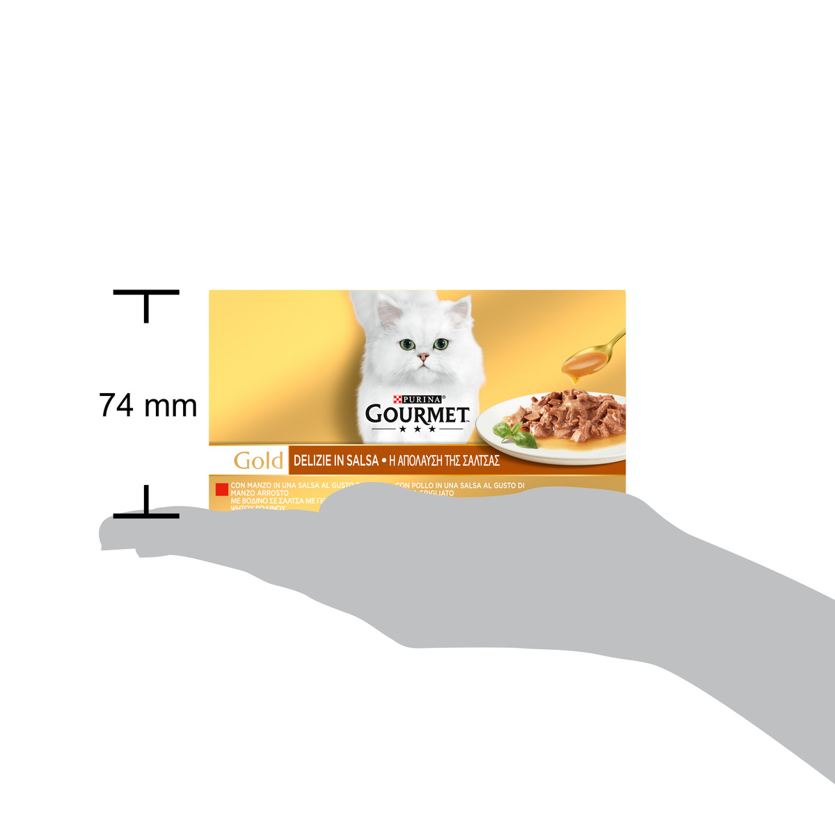 GOURMET® Gold Delizie In Salsa con Pollo, con Manzo