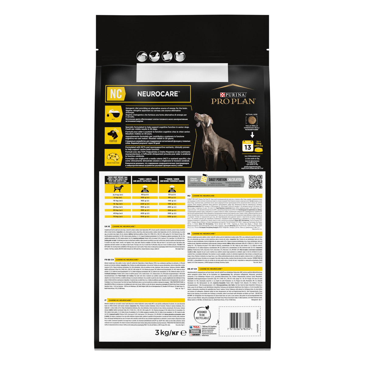 PURINA PRO PLAN® secco cane NC Neurocare