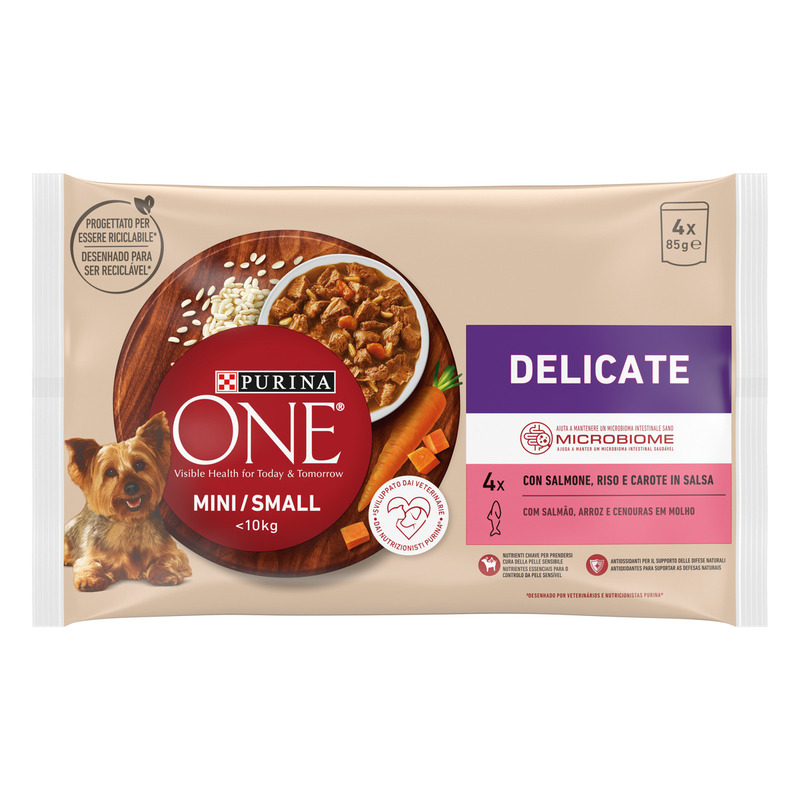 Purina ONE Delicate 4x85g Salmone in Salsa 4x85 g