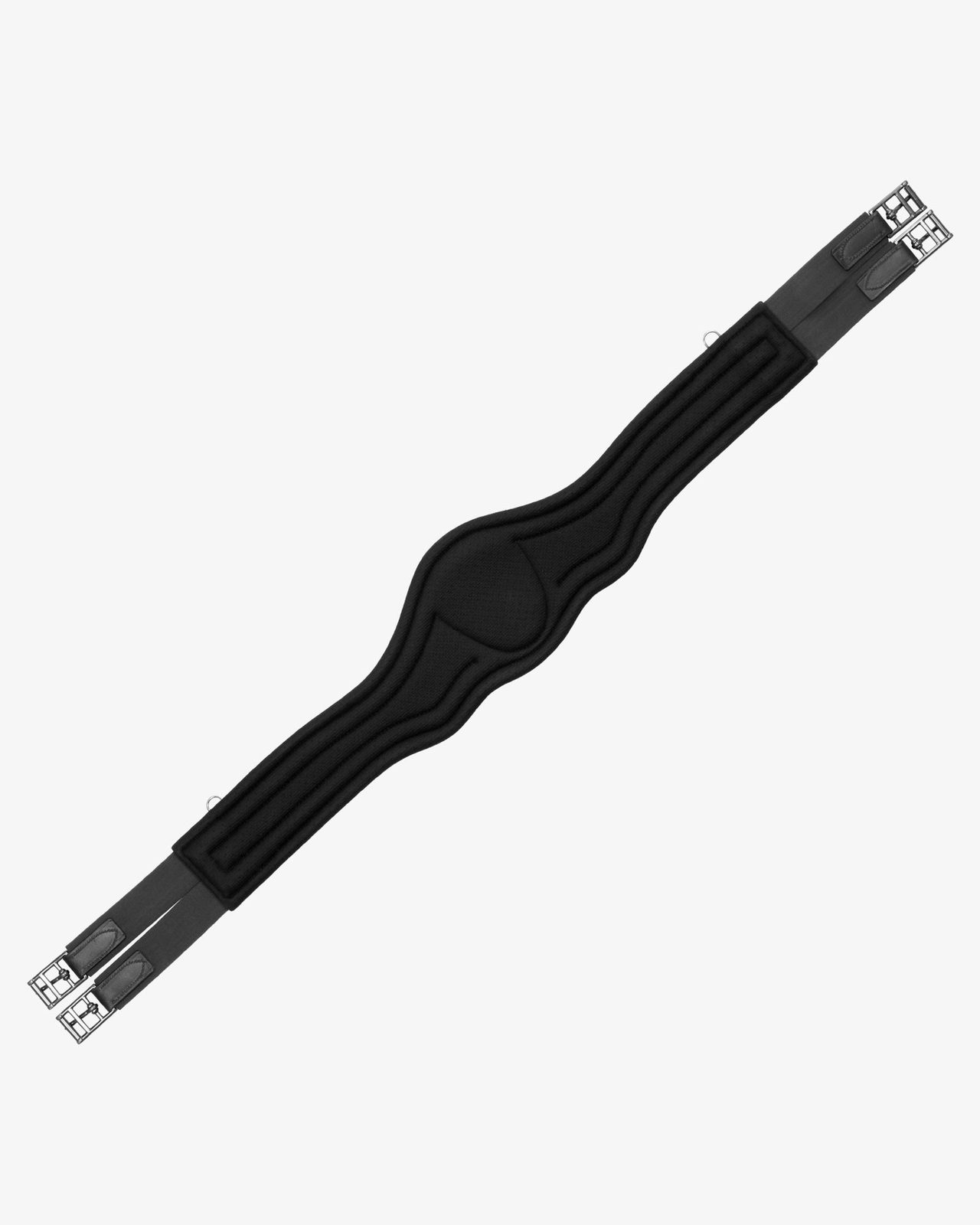 Jumping girth contoured leather
