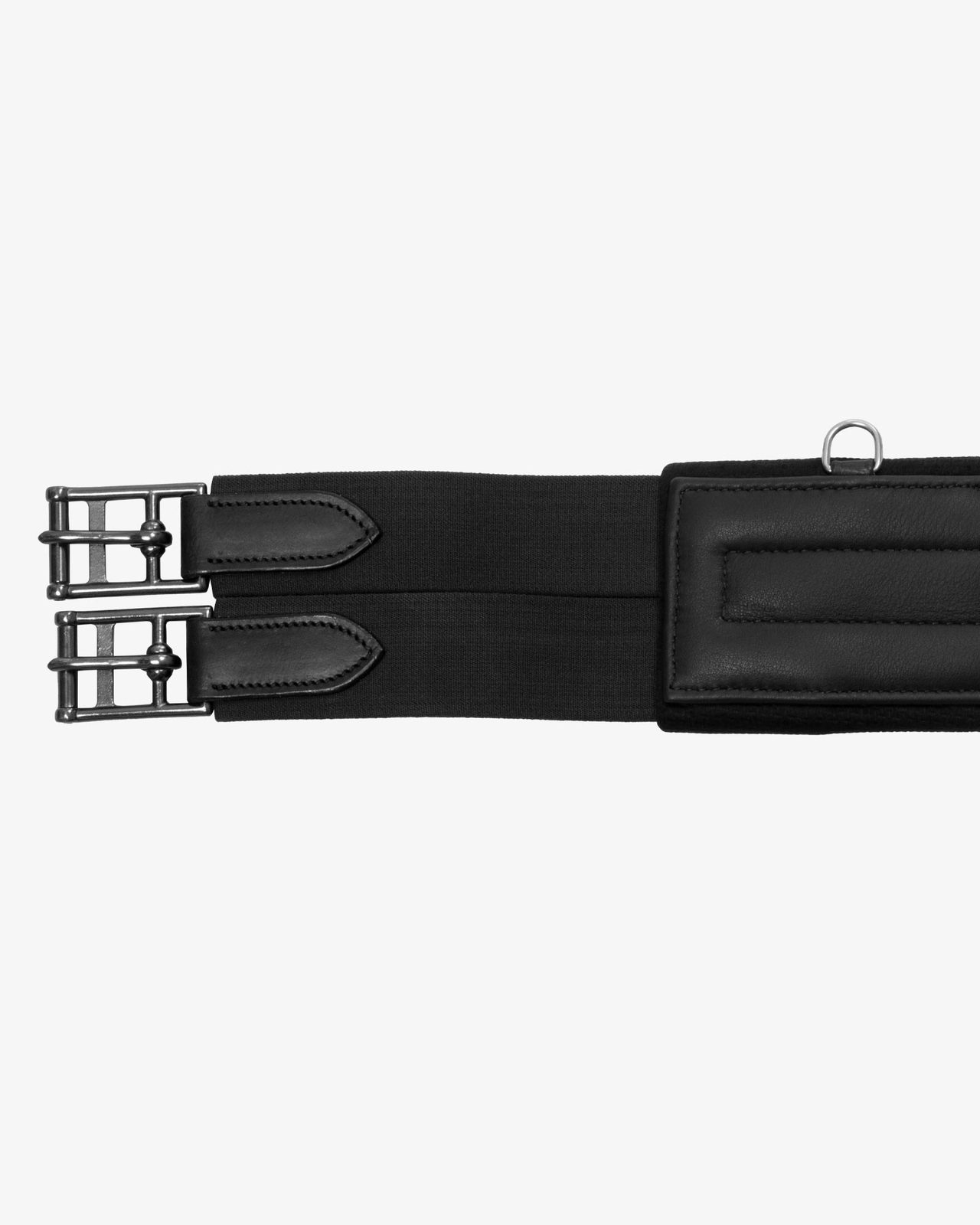 Jumping girth contoured leather