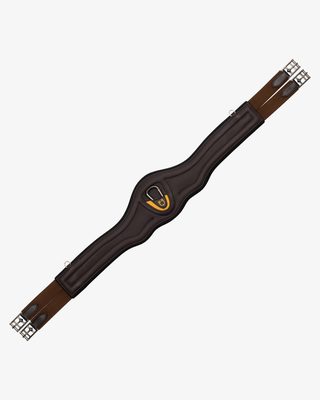 Jumping girth contoured leather